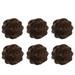 6Pcs Handheld Massage Balls walnut Massage Balls Acupressure Balls (Dark Brown)