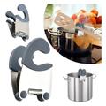 Hxoliqit Side Rest Steel Pot Side Holder Kitchen Clip Cookware Clip Stainless Gadget Kitchenï¼ŒDining & Bar(Multicolor) Household Essentials Kitchen Gadgets