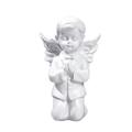 Eguiwyn Sculpture Sculpture Angel Resin Cherub Statue Garden Miniature Statue Cute Angel Sculpture Memorial Statue Gold White Cherub Sculpture F