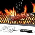 Kitchen Gadgets Ozmmyan BBQ Barbecue Tools Sausage Barbecue Sausage Barbecue Net Stainless Steel Barbecue Net Outdoor Barbecue Rack Barbecue Clip Up to 35% Off