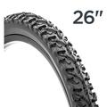Bike Tire 26x2.125 Inch Folding Black Bicycle Replacement Tires for Mountain Bike
