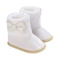 Peyakidsaa Newborn Baby Boys Girls Warm Fleece Cozy Boots Non-Slip Sole for Toddler Crib Winter Socks Shoes