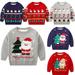 Godderr Toddler Kids Christmas Sweater for Baby Boys Sweater Autumn Winter Pullover Sweater for 2-8Y