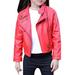 Oalirro Fall Coats Red Baby Jacket Long Sleeve Zipper Outerwear 3-4 Years