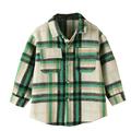 Meuva Toddler Boys Girls Children Autumn Winter Long Sleeve Blouse Tops Plaid 7 Colors Outwear Boy Apparel Youth Boy Short Boys Long Sleeve Thermal Shirts 5t Long Sleeve Shirts Boys Boys Graphic