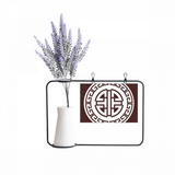 China Chinese Four Blessings Symbol Artificial Lavender Flower Vase Bottle Card