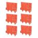 6 Pcs Plastic Panel Artificial Fence DIY Decorative Plant Border Garden Fencing Edging Panels