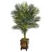 BULYAXIA 5989 4.5 Golde Cae Palm Artificial Tree Gree