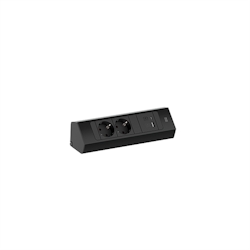 BACHMANN CASIA 2 2xCEE7/3 1xUSB A/C 22W 2,0m AEH SW Image