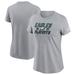 Women's Nike Gray Philadelphia Eagles 2023 NFL Playoffs Iconic T-Shirt