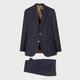 Paul Smith The Bloomsbury - Easy-Fit Navy Check Wool Suit