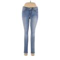 American Eagle Outfitters Jeans - Mid/Reg Rise Skinny Leg Denim: Blue Bottoms - Women's Size 6 - Medium Wash