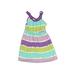 Gymboree Dress - A-Line: Purple Stripes Skirts & Dresses - Kids Girl's Size 6