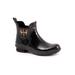 Women's Tucson Gloss Chelsea Weather Bootie by Pendelton in Black (Size 6 M)