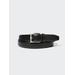 Men's Italian Leather Stitched Belt | Black | XL | UNIQLO US