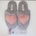 Jessica Simpson Shoes | Jessica Simpson Plush Heart Sleepers | Color: Gray/Pink | Size: 8.5