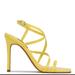 Nine West Shoes | Nine West Tilas Yellow Stiletto Heel Sandals | Color: Yellow | Size: 7.5