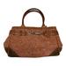 Coach Bags | Coach Hamptons Herringbone Camel Rose Carryall Purse F11215 Wool Shoulder Bag | Color: Brown/Pink | Size: Os