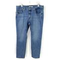 Levi's Jeans | Levis Light Wash Boyfriend Fit Stretch Crop Denim Jeans Womens Size 32 | Color: Blue | Size: 32