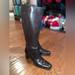 J. Crew Shoes | J. Crew Vintage Tall Leather Boots Dark Brown Italy Size 7.5 | Color: Brown | Size: 7.5