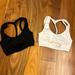 Free People Intimates & Sleepwear | Free People Movement Cut Out Peekaboo Bras Extra Small Small | Color: Black/White | Size: S