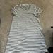 Madewell Dresses | Madewell 100% Cotton Black And White Stripped Babydoll Dress Small | Color: Black/White | Size: S