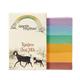 TARIBA Rainbow Goat Milk Soap | Moisturises, Soften the Skin & Gentle Body Cleanser | Goat Milk & Organic Coconut Oil |for All Skin Type | Men & Women - 100g