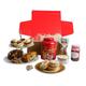 Afternoon Tea Hamper | British Gift Hamper | Sweat & Savoury Treats | Includes Scones, Clotted Cream, Strawberry Jam, Biscuits, Teabags, Dundee Cake, Tea Caddy, Fudge, Plum Bread & Butter | Food Gifts