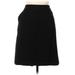 Eddie Bauer Casual A-Line Skirt Knee Length: Black Print Bottoms - Women's Size 12