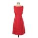 Reiss Casual Dress - Party: Red Print Dresses - Women's Size 4