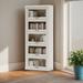 RARLON 75.98" H x 31.49" W Solid Wood Barrister Bookcase Wood in White | 75.98 H x 31.49 W x 12.4 D in | Wayfair 18LSQ38JZEY0H2C2G44