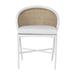 Summer Classics Havana Side Outdoor Chair in White | Wayfair 3511102+C440749N