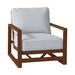 Summer Classics Avondale Patio Lounge Chair w/ Cushions, Linen in Brown | Wayfair 340160+C595H749N