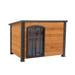 Tucker Murphy Pet™ Edalia/Black Wood Dog House Wood House in Brown | 32.5 H x 31.9 W x 44.5 D in | Wayfair 3E5C914F114B4BC2AD327226A116299E