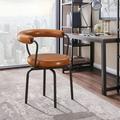 17 Stories Tarasa Task Chair Upholstered, Steel in Brown | 29.13 H x 24.02 W x 22.44 D in | Wayfair 5748F8426BC345A1B188D8E41FBBAC82