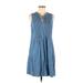 Old Navy Casual Dress - DropWaist: Blue Dresses - Women's Size Medium Tall