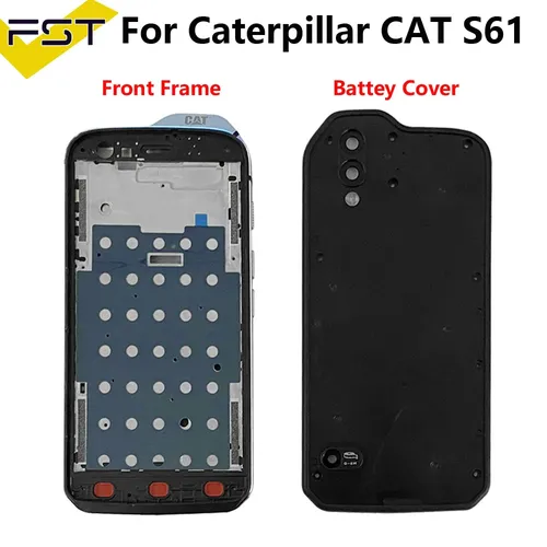 Für Caterpillar Cat S61 S 61 Telefon Front Rahmen Gehäuse Keine LCD Reparatur Teile Für Caterpillar