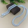 Neue S999 reines Silber massives Silber flache Mann Halskette Hip-Hop Peitsche Kette dominante Mode