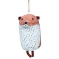 Herrnalise Vintage Home Decor Rustic Animal Wind Chimes Vintage Hanging Animal Wind Chimes Rustic Animal Wind Chimes for Outdoor Garden Farmhouse Decoration Gift for Mom Grandma Women - Groundhog