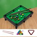 Herrnalise Tabletop Pool Table Billiard Game SetKids and Adults Mini Pool Table Set with Travel-Sized Billiards Balls Rack and 2 Cue Sticks Cute Snooker Table Top Pool Table (10.6x7.5in)