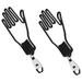 2 Pcs Portable Hanging Rack for Clothes Golf Gift Glove Holder Golfing Accessories Golfs Gloves Hanger Gifts Goal Keeper Practical Hangers Lovers