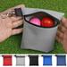 Ptetnvg Golf Waist Bag Golf Ball Bag with Lobster Buckle Portable Golf Tee Holder Zipper Golf Ball Waist Pouch Professional Golf Cart Accessories for Men