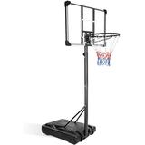 Best Portable Basketball Hoop & Goal Basketball Stand Height Adjustable 6.2-8.5ft with 35.4Inch Transparent Backboard & Wheels for Youth Teenagers Outdoor Indoor Basketball Goal Game Play