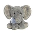 AuroraÂ® Inspirational Precious Momentsâ„¢ Tuk Elephant Stuffed Animal - Cherished Memories - Enduring Comfort - Gray 8.5 Inches
