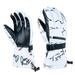 Outfmvch Winter Gloves Gloves For Women Ski Gloves Waterproof Breathable Snowboard Gloves Touchscreen Warm Winter Snow Gloves Fits Both Men & Women Gloves White Xl