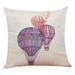 wendunide pillow covers Home Decor Cushion Cover Hot Air Balloon Throw Pillowcase Balloon Pillow Covers Pillowcase