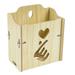 Mobile Phone Storage Box Wall Mounted Stationery Case Remote Universal Tv Mounts Wooden Rack