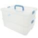 Clear Plastic Organizer Bins Storage Containers for Organizing Kids Toy Child Baby