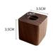 Nordic Walnut Decoration Wall Solid Wood Pen Holder Living Room Study Desk Creative Log Storage Pen Holder