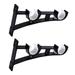 Adjustable Curtain Rod Brackets Premium Steel Single Rod Bracket for Walls Extendable Metal Wall Bracket 2Pcs Aluminum Alloy Single/Double Curtain Pole Bracket Drape Rod Track Holder